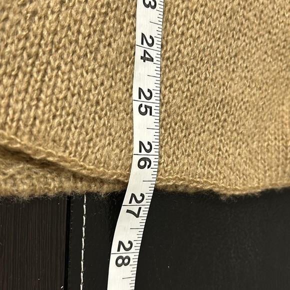 Wooden Ships Paola Buendia Tan Sweater Cardigan Mohair Wool Sz XS/S - Picture 13 of 13